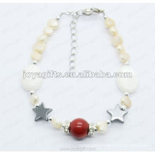 Fashion Hematite bell anklet